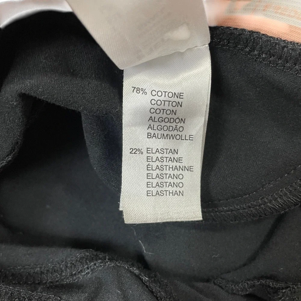 Freddy Small (4)‎ Black Skinny Pants Cotton Blend Zipper Closure